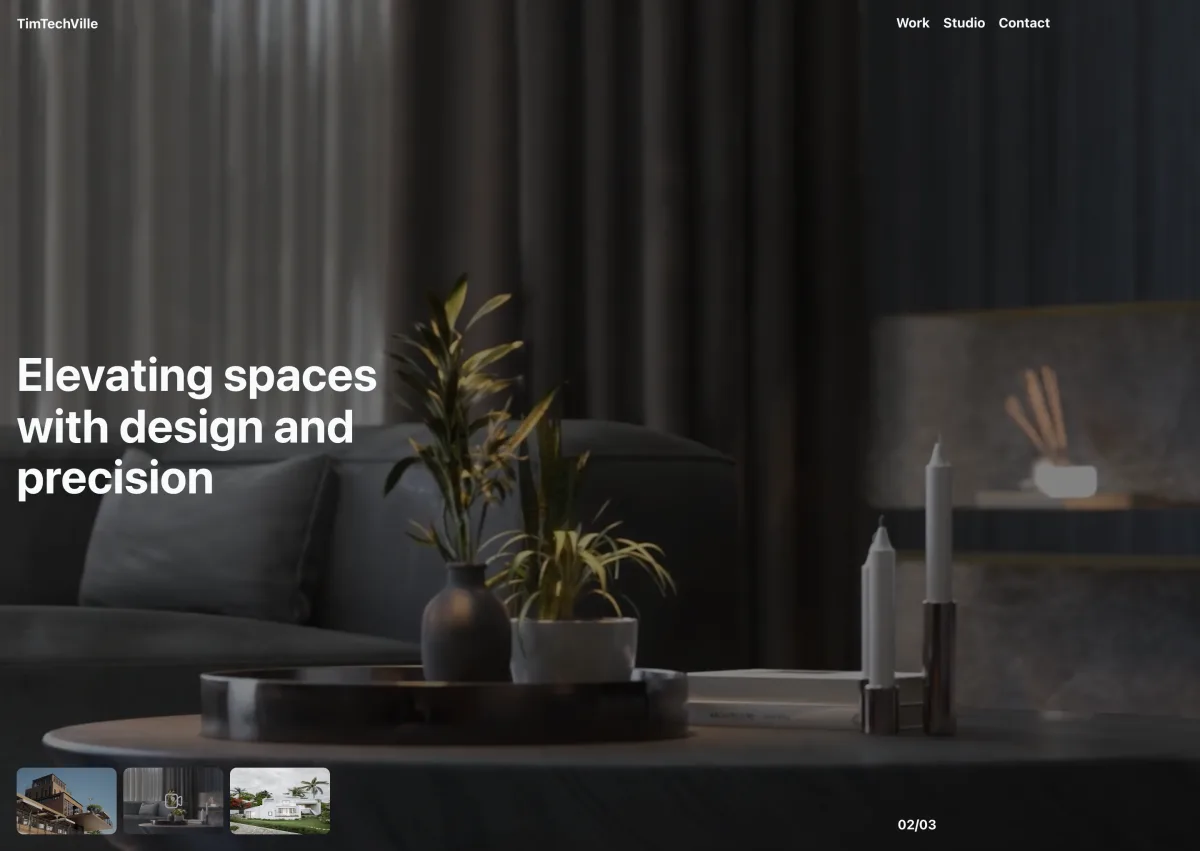 TimTechVille architecture and interior design portfolio